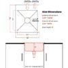 Wastafel dapur stainless steel sikat OEM