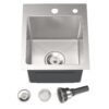 Wastafel dapur stainless steel sikat OEM