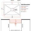 JIMU undermount single bowl kitchen sinks
