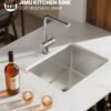 jimuhouses stainless steel single kitchen sink