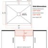 composite sink brushed 2522