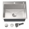 composite sink brushed 2522
