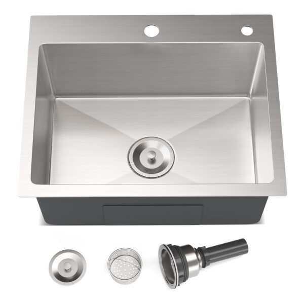 composite sink brushed 2522