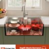 Waterfall kitchen sink & bar sink
