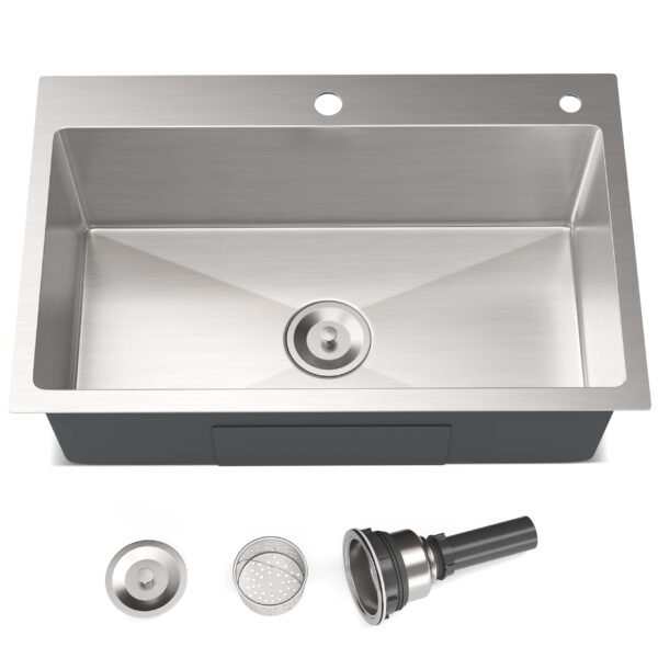 Waterfall kitchen sink & bar sink