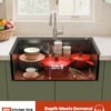 ODM Stainless Steel Square Undermount Single Bowl Sink