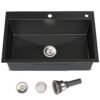 ODM Stainless Steel Square Undermount Single Bowl Sink