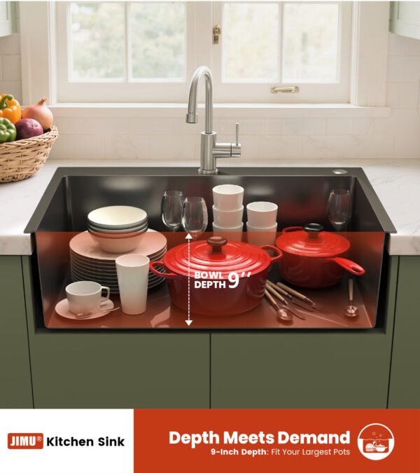 JIMU Top-mount Kitchen Sink for Retailing