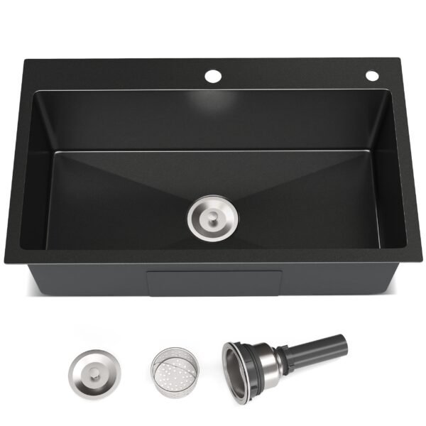 Retail top mount kitchen sink in China