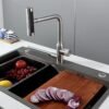 Waterfall Sink Faucet for 3 Function