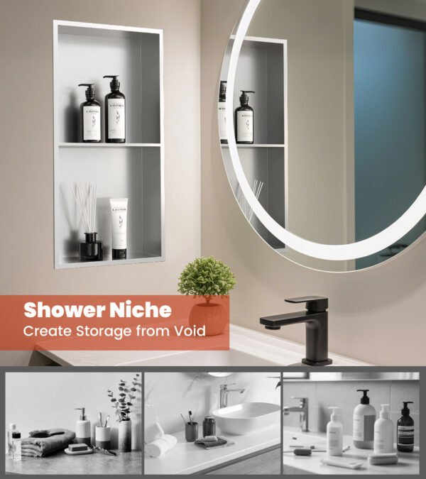 副图4-银 JIMU Classic Shower Niche