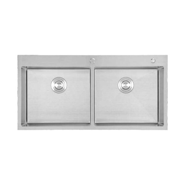 H-10050TD product photo H-10050TD handmade stainless steel kitchen sink