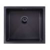 H-5545US-BK product photo H-5545US-BK handmade stainless steel kitchen sink