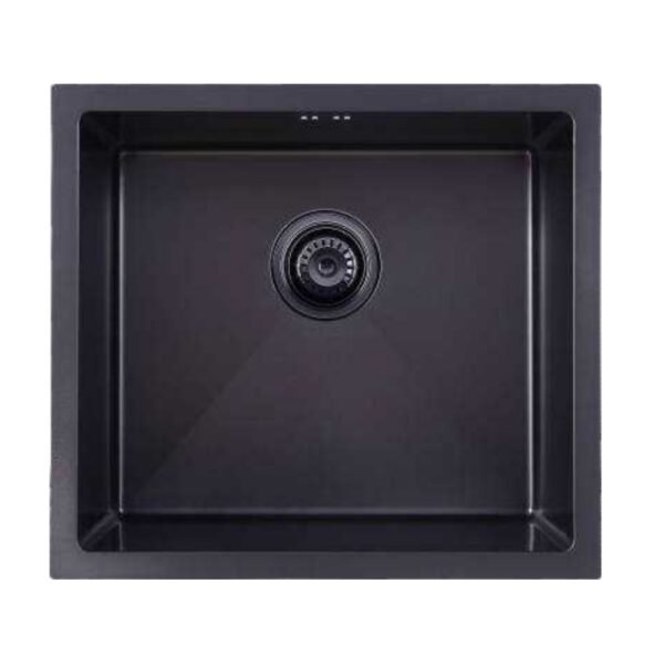 H-5545US-BK product photo H-5545US-BK handmade stainless steel kitchen sink