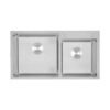 H-8245TD product photo H-8245TD handmade stainless steel kitchen sink