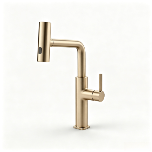 水槽表面变金色 (3) Waterfall Sink Faucet for 3 Function